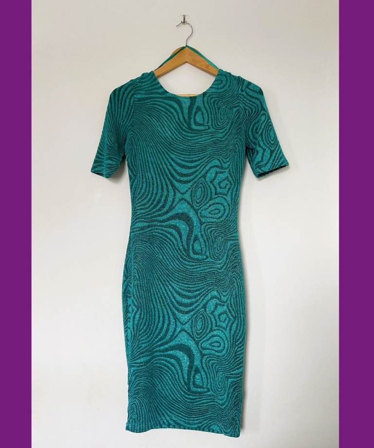 Mermaid bodycon dress - UK 10