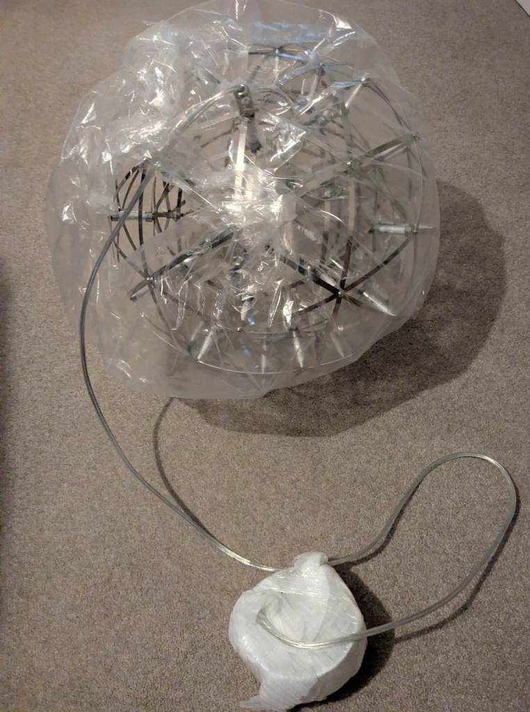 New Starburst Sphere Ceiling Light – Chrome Finish, £55.00 for Sale