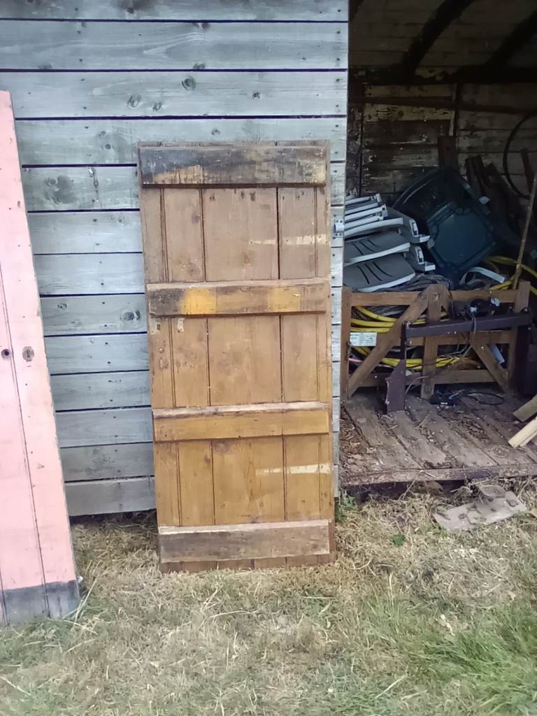 Pine door 63 x 26.5 inches