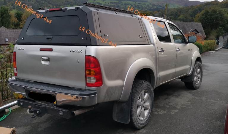 Canopy for Toyota Hilux double cab 2005-2026