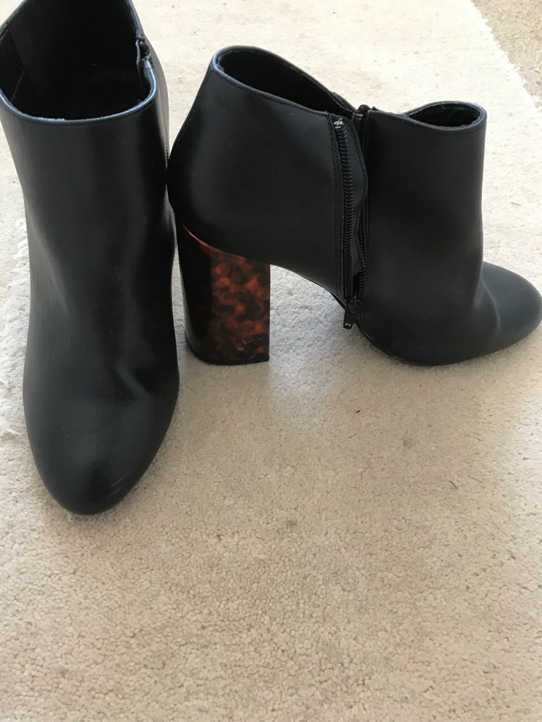 Black ankle boots