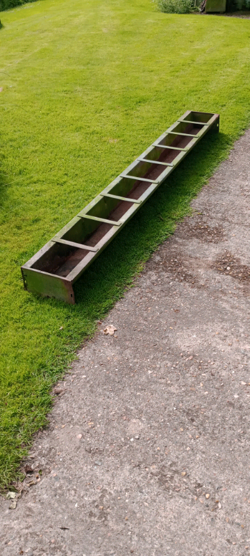Galvanised Trough planter