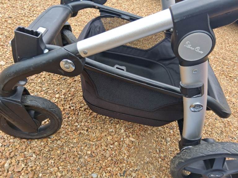Silver cross wave double pram