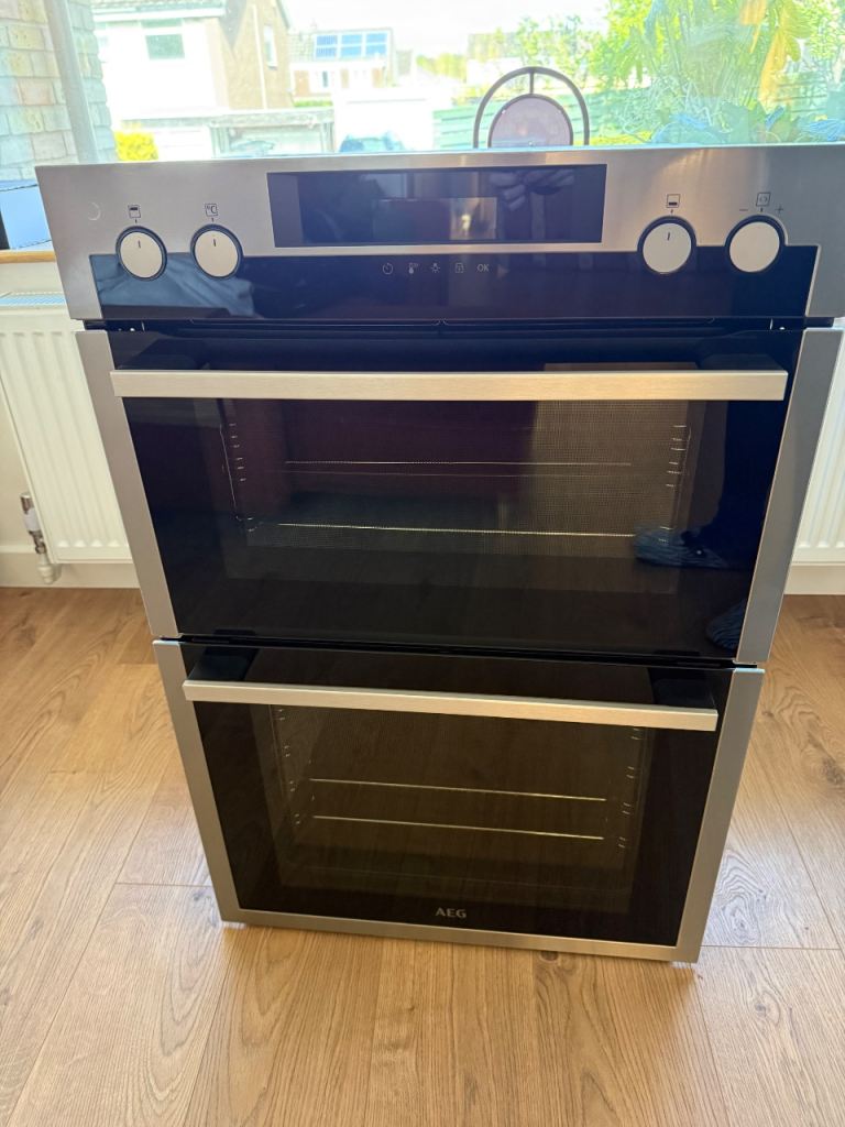AEG DCS531160M - Stainless steel Built in Electric Double Oven - A energy