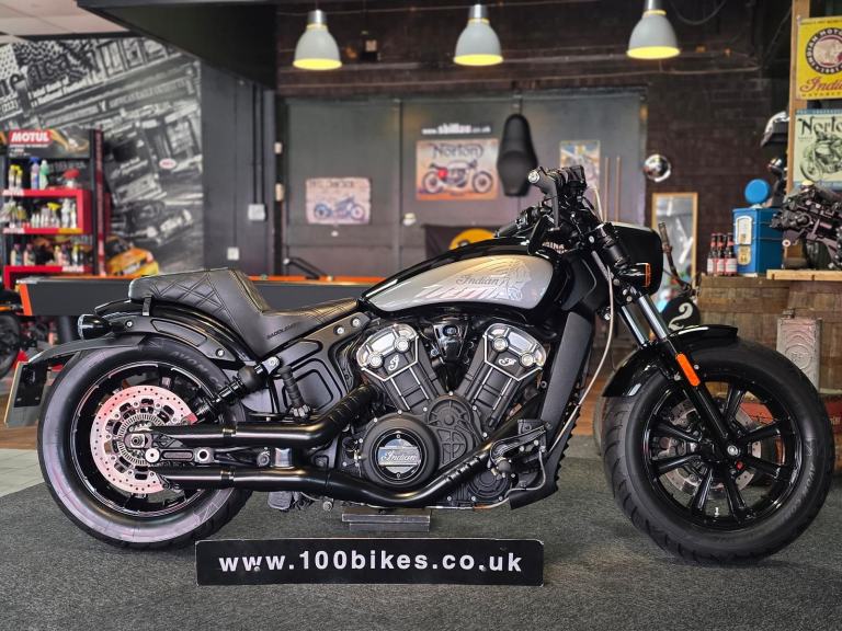 2023 INDIAN SCOUT BOBBER 1133cc WITH EXTRA'S 12,600 MILE'S 