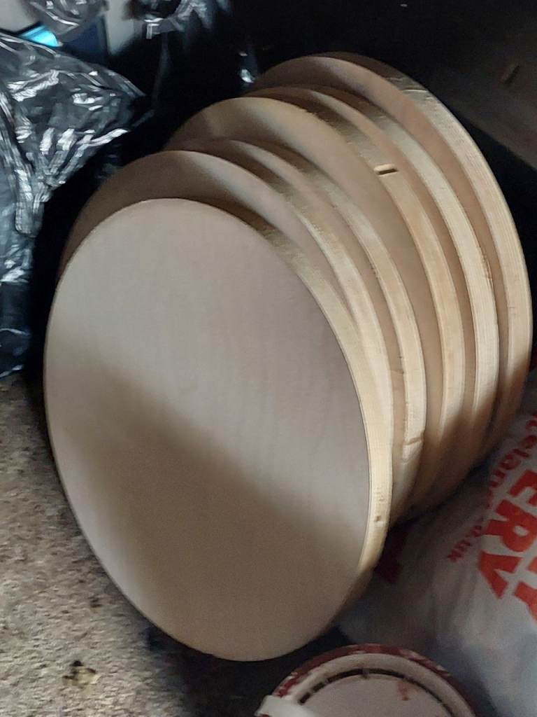 Unfinished Round Plywood Wood Discs - Craft & DIY Project Material