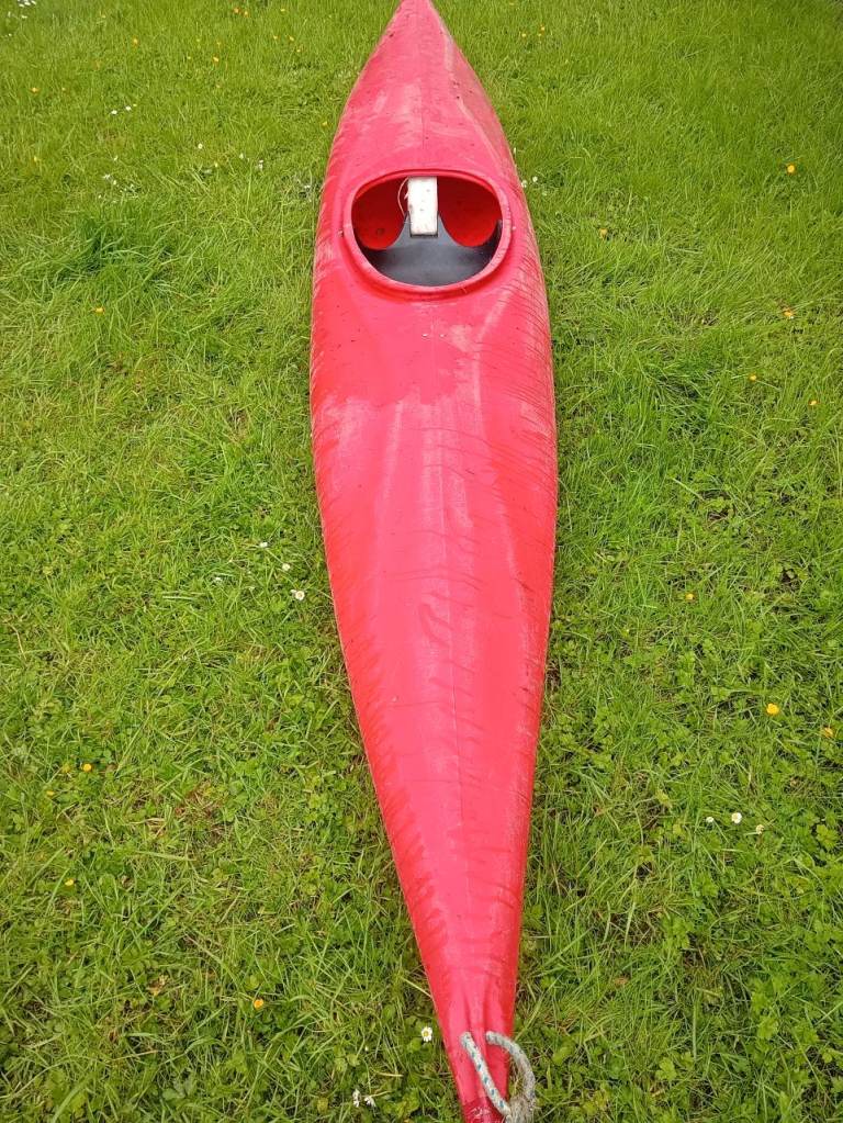 Red Kayak – fair Condition, Ready for fun