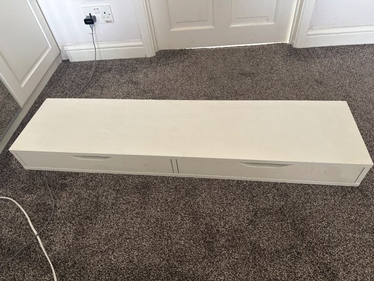 Ikea ekby alex shelf with drawers white