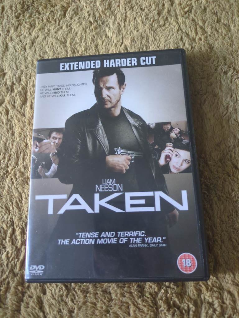 Taken DVD - Extended Harder Cut