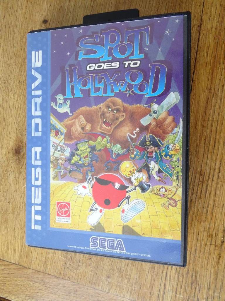 SAGA Mega Drive game spot goes to Hollywood.