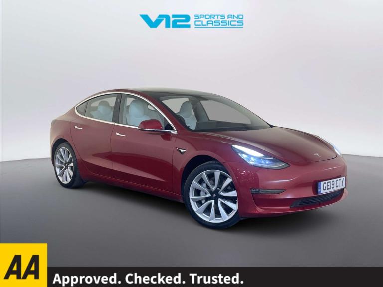 2019 Tesla Model 3 Standard Plus 4dr Auto SALOON ELECTRIC Automatic