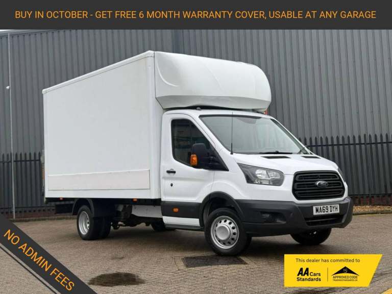 2019 Ford Transit 2.0 TDCi 130ps Chassis Cab Luton Diesel Manual