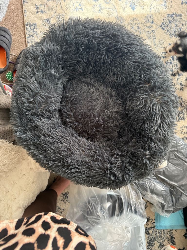 Calming dog bed 