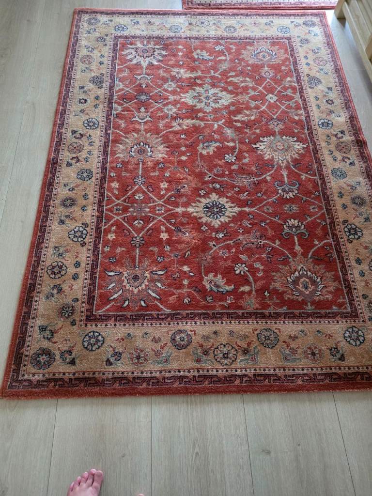 Two wool rugs