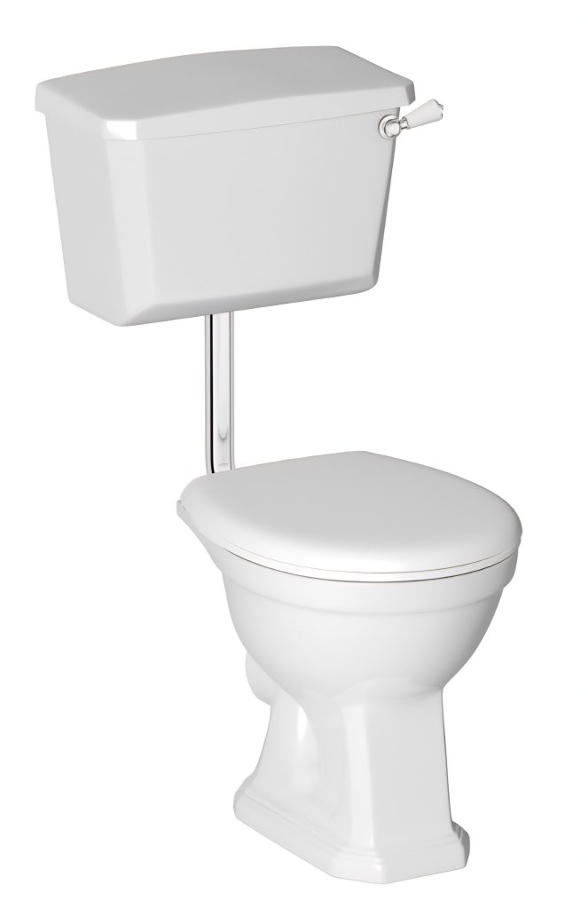 image for Low level cistern, toilet with seat
