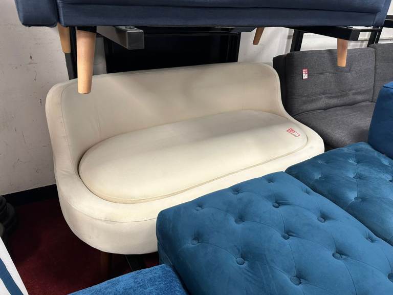 Beckett Fabric 2 Seater Sofa in a Box - Natural