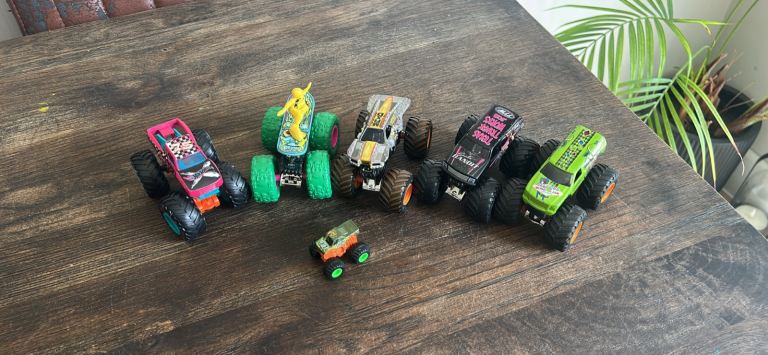 Set of 6 Monster Truck Toys - excellent condition 