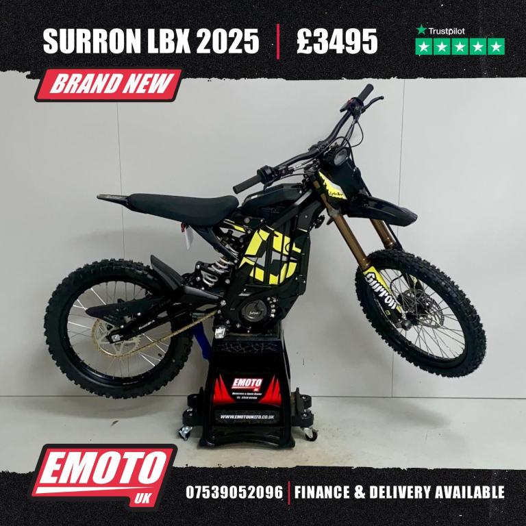 SURRON LBX 2025 Electric Bike LIGHT BEE 60v40Ah 8kw @EmotoUK - Finance Available