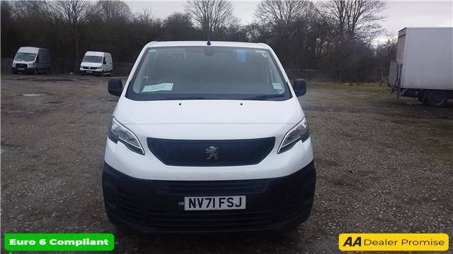 2021 Peugeot Expert White 1.5 BlueHDi Euro 6 panel , 49,500 miles, ULEZ compliant, 6-Speed manu P...