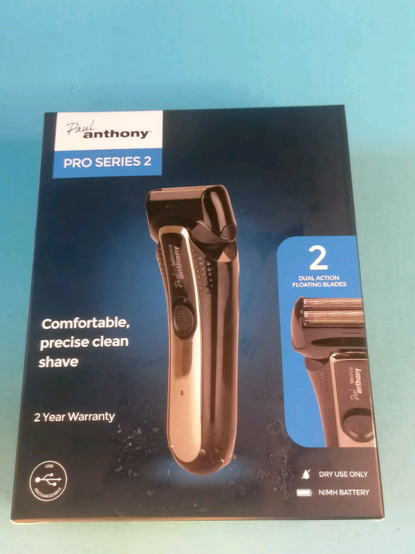 Paul Anthony 'Pro Series 2' Mens USB Foil Shaver. 