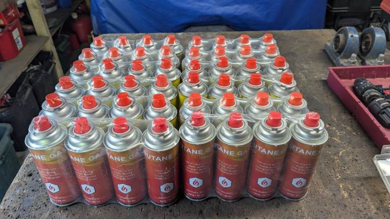 48 off gas canisters 
