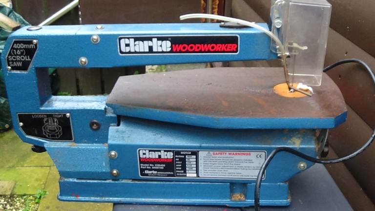 Clarke Woodworker 16" Scroll Saw – Fair Condition