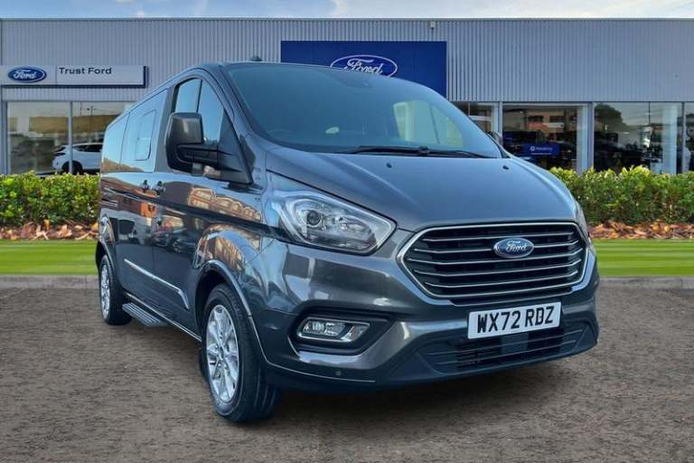 2022 Ford Tourneo Custom 320 Titanium AUTO L2 LWB 9 Seat Minibus FWD 2.0 EcoBlue 130ps Low Roof A...