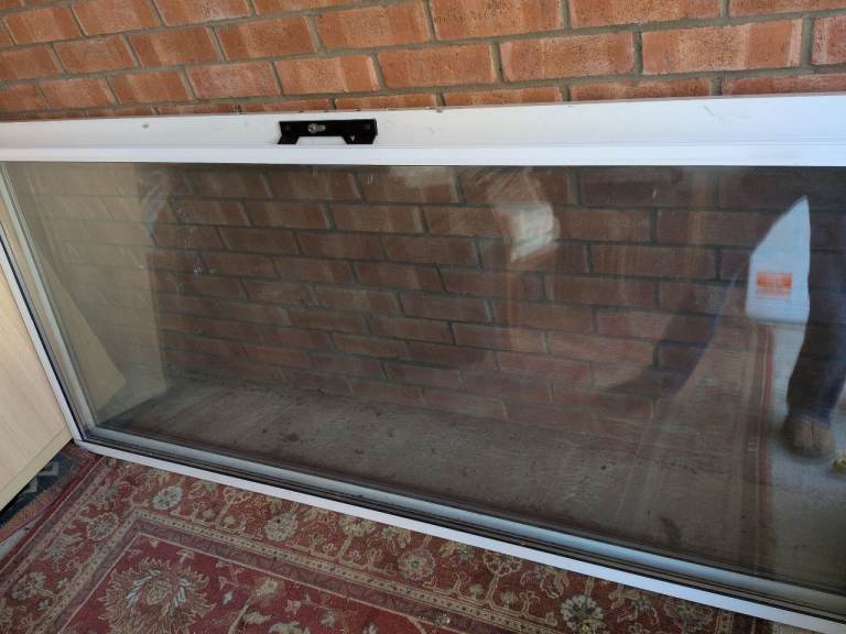 Doors Only Aluminium Patio Sliding Doors Used 86cm- W ,H- 197cm