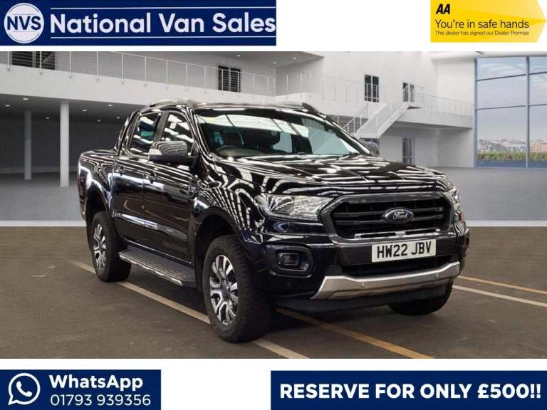 2022 Ford Ranger 2.0 EcoBlue Wildtrak Auto 4WD Euro 6 (s/s) 4dr PICK UP Diesel Automatic