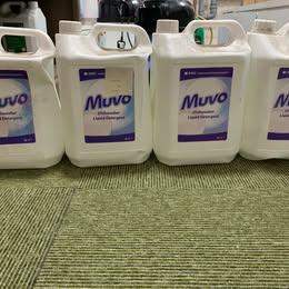 Lot of 4 - 5 Litre Bottles of Muvo Dishwasher Liquid Detergent - £35 *COLLECT ONLY*
