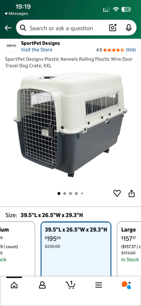 Travel Dog Kennel
