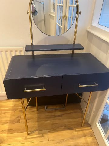 Navy dressing table | in Middlesbrough, North Yorkshire | Gumtree