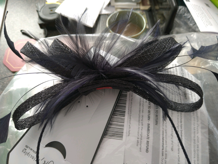 Alice Feather Band Fascinator Headwear 
