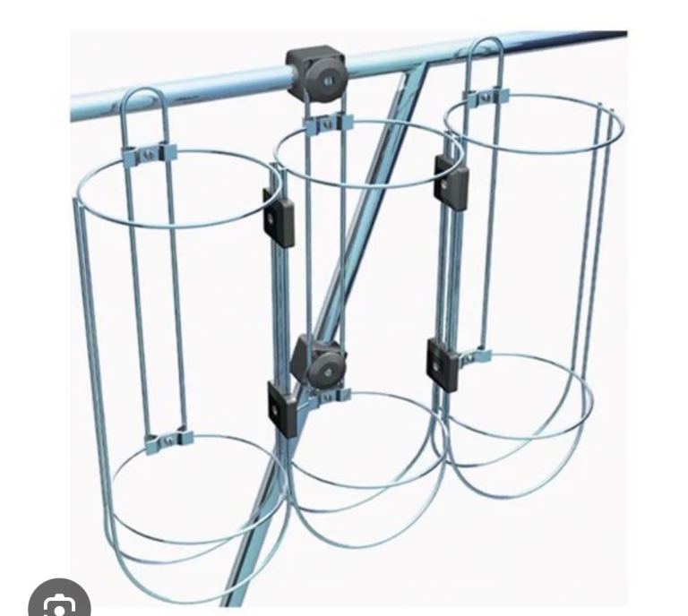 Boat Marine Fender Baskets x 4 Inc rail fixtures 