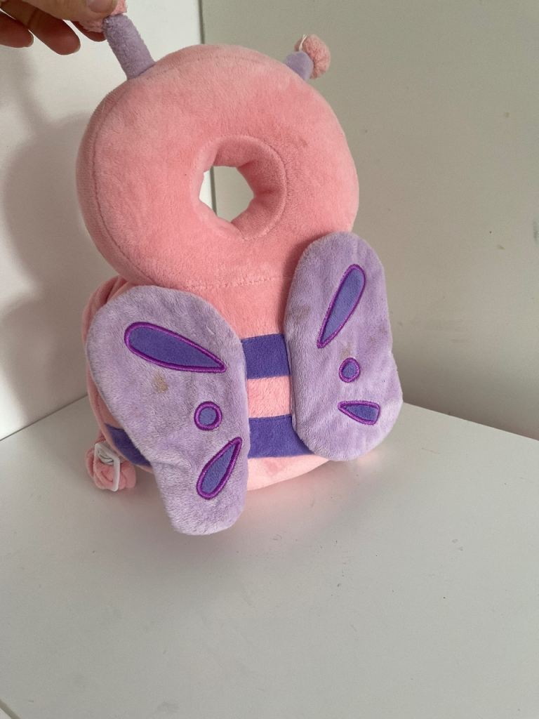 Baby Head Protector Backpack – Pink & Purple