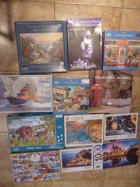 1000 Piece Jigsaw Puzzles  £2 each