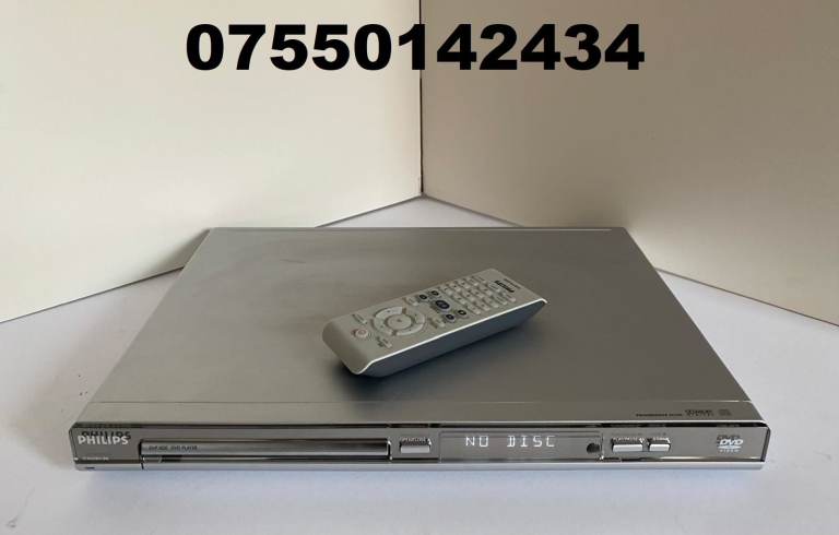 Philips DVP3020 DVD/CD Player with Scart Cable & Remote, Fully Working