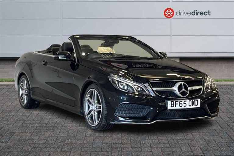 2015 Mercedes-Benz E Class E350 BlueTEC AMG Line 2dr 9G-Tronic CONVERTIBLE DIESEL Automatic