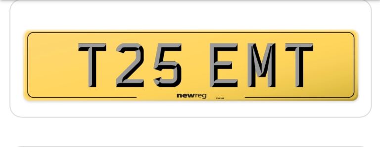 Number Plate for Sale
