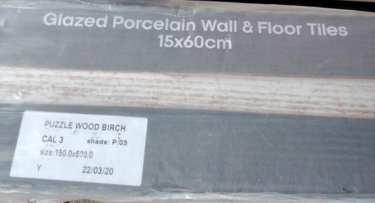 BRAND NEW TILES - WOOD EFFECT 