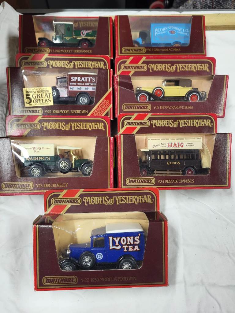 7x Collectors Matchbox Models From Yesteryear.