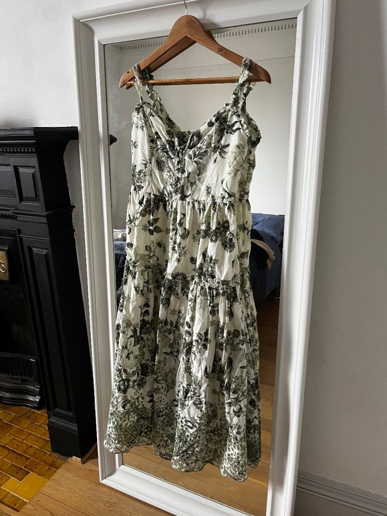 Anthropologie Floral Midi Dress – Size S, As Good As New