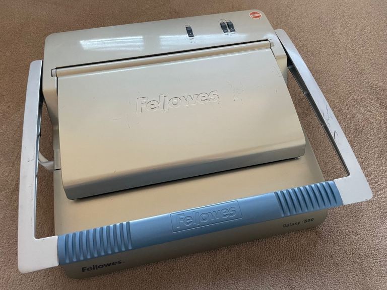 Fellowes Galaxy 500 Manual Office Comb Binding Machine