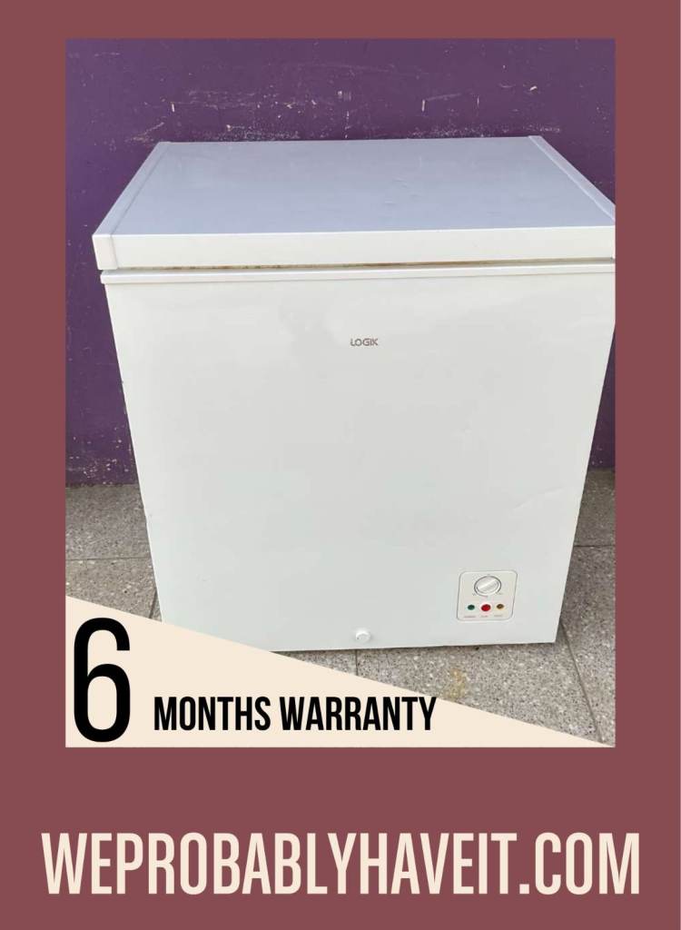 Logik 145L chest freezer with 6mts warranty (9374)