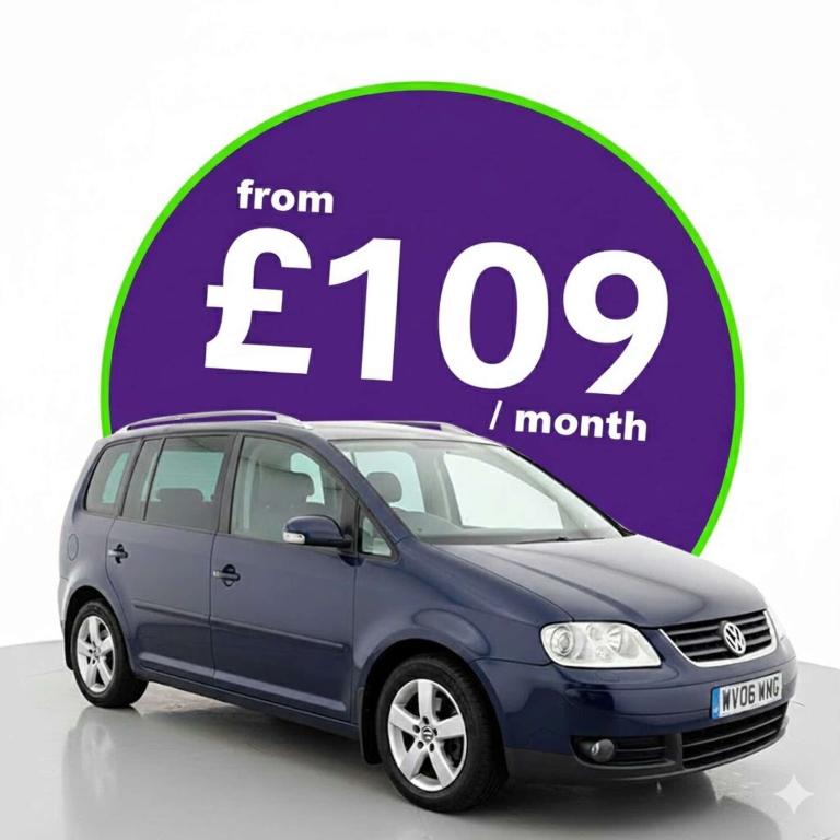 2006 Volkswagen Touran 2.0 TDI PD Sport 5dr DSG [7 Seat] MPV DIESEL Automatic
