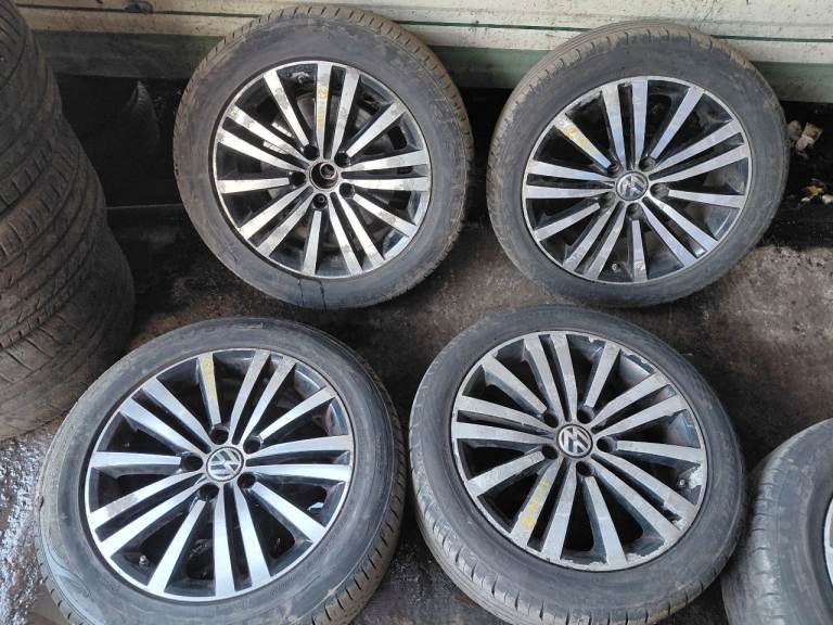 VW PASSAT B7 2010-16	' MINNEAPOLIS ' ALLOY WHEEL SET w. TYRES ;	235/50Z R17 ;	3AA601025G	