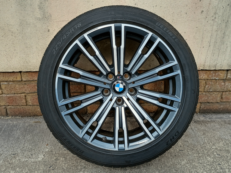 18" BMW 3 Series G20 M Sport 790M Alloy Wheel 225 45 18" Excellent Tyre 5x112 Rim
