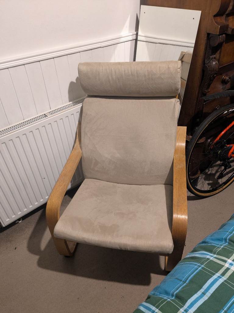 IKEA Poang Chair + Footstool 