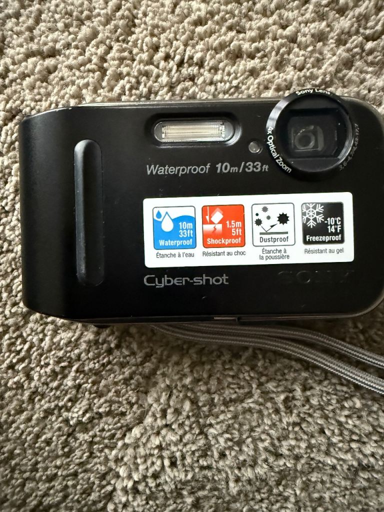 Sony DSC TF1 waterproof camera