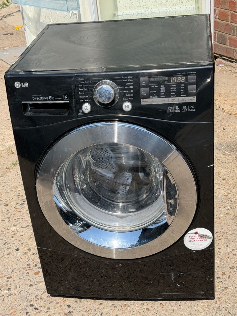 LG DirectDrive 8kg Washing Machine - Black